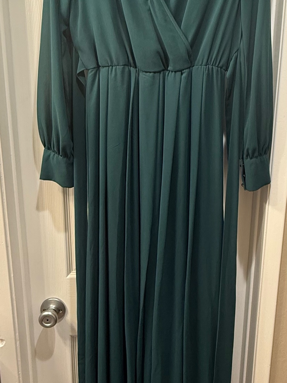 Baltic Born Green Long Sleeve Maxi Dress